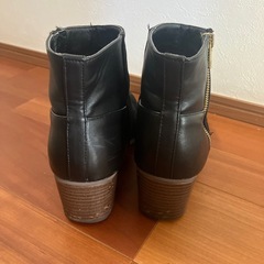 ショートブーツ　ブラック　L 24.5の画像