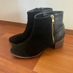 ショートブーツ　ブラック　L 24.5の画像