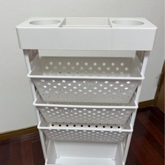 定価¥5,790 新品🌟ホワイト収納ワゴン✨の画像