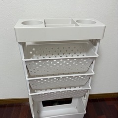 定価¥5,790 新品🌟ホワイト収納ワゴン✨の画像