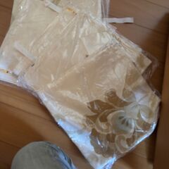 夏用座布団、替えカバー付きの画像