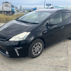 値下げ！ タイヤ4本バリ山！ トヨタ プリウスαの画像