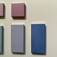 カラフル　タイル　光沢ありの画像