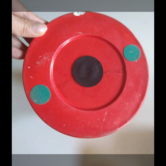 年代物 ポスト型 貯金箱の画像