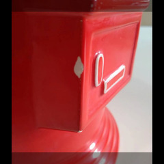 年代物 ポスト型 貯金箱の画像