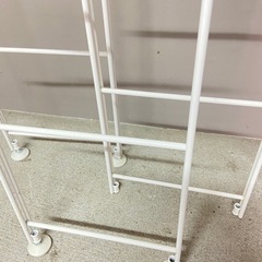 無印　スチールユニットシェルフ　帆立　奥行25cm 3本セット　高さ175.5の画像