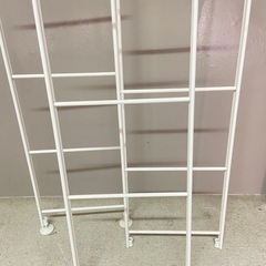 無印　スチールユニットシェルフ　帆立　奥行25cm 3本セット　高さ175.5の画像