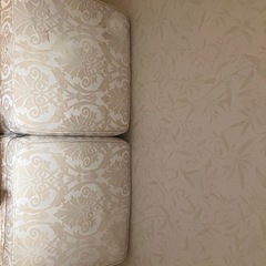 2個セット　白　スツール？ソファー？の画像