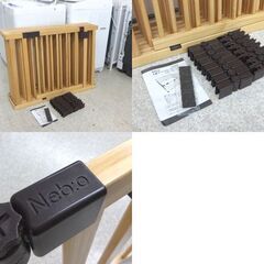 Neb:o 木製オートクローズドア付き ベビーサークル 大きめ パネル8枚 ジョイント連結式 形組み換え可能 ☆ 札幌市 北区 屯田 の画像