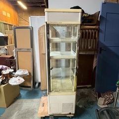 冷蔵ショーケース　ガラス冷蔵庫　喫茶店　動作確認済み　要掃除の画像