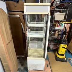 冷蔵ショーケース　ガラス冷蔵庫　喫茶店　動作確認済み　要掃除の画像