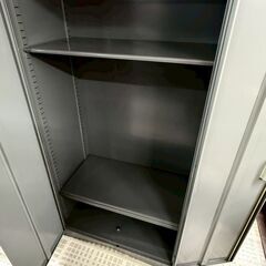 イトーキ キャビネット H-365 事務用品 スチール製 鍵欠品の画像