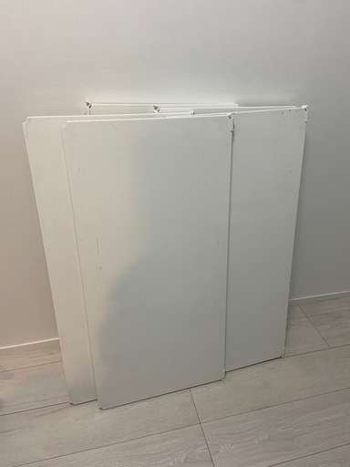 無印　スチールユニットシェルフ　追加棚セット　84cm 5枚　直接引き取り可