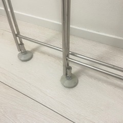 無印　ステンレスユニットシェルフ　帆立　83cm 2つセット　直接引取り可の画像