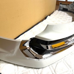 モデリスタ Ver.2 40系 アルファード AGH40W 純正 フロントスポイラー メッキシルバー MSD41-58003-A0 089 パール 未使用の画像