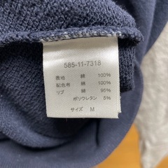 紺色のパーカー〘ホームクリーニング済み〙の画像