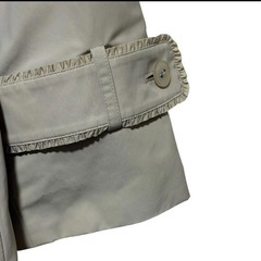 SANYO COAT ベージュ トレンチコート ベルト付の画像