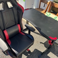 ニトリ　ゲーミングデスクチェア　キズありの画像