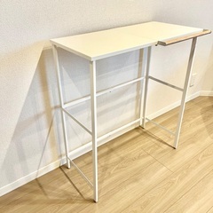 伸縮 ゴミ箱上ラック キッチン収納 タワー 山崎実業 tower ホワイトの画像