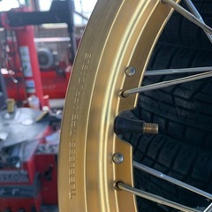 セロー用リアホイールの画像