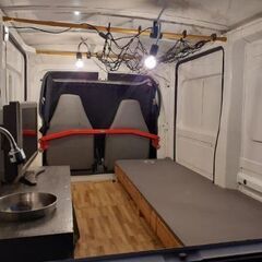 軽キャンピングカー　車検ロング　ミニキャブ　パネルバン　車中泊　キャンパー　キッチンカー　ベース車　キャンピングシェル　キッチンカー　ベース車　現状渡の画像