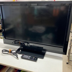 ロ 2510-698 東芝 32インチ液晶カラーテレビ 32A1S 2011年製 地上波のみ視聴確認済み リモコン・アンテナ線付き 中古の画像