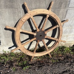 船の舵　大の画像