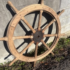 船の舵　大の画像