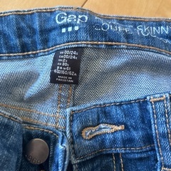 女児150 ダメージジーンズの画像