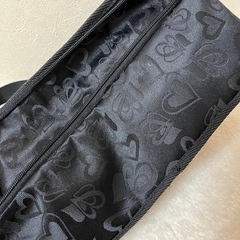 レディース ショルダーバッグ 軽量 大容量 黒 ブラックの画像