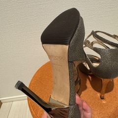 JIMMY CHOO サンダル 34 1/2 レディースの画像