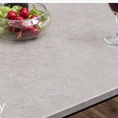 MU　未使用/新品　ダイニングテーブル 2人 伸長 伸縮 75 120 エクステンション バタフライ 折りたたみ 折り畳み 正方形 長方形 伸長テーブル ダイニングの画像