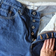 ジョンブル　JOHNBULL テーパードデニム　サイズ0 北欧、暮らしの道具店の画像