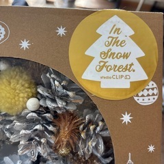 クリスマスリースの画像