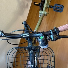 美品★TOMONAU折りたたみ自転車20インチ6段変速の画像