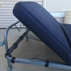 ☆折りたたみベッド シングルサイズ ネイビーの画像