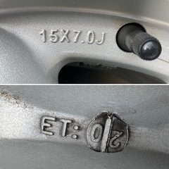 美品！オフ系カスタムに　165 60 R15 77Q タイヤ　ホイール　4本セット　WR110-SIL ワタナベ風　バリ山　オープンカントリー　オプカン　軽自動車　コンパクトカー等の画像