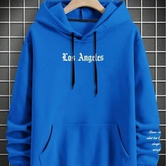 新品　パーカー　ブルーの画像