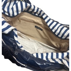 【新品未使用】もこもこバッグ ネイビーの画像