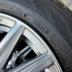 スタッドレスタイヤ+アルミホイールセット　175/65R15の画像