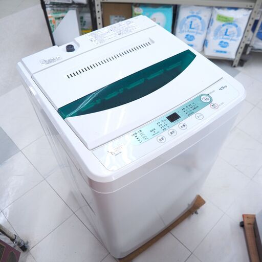 洗濯機　4.5㎏　ヤマダ　YWM-T45G1　リユース品　価格　17,800円
