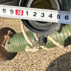 吸水ホース 4ｍ 余水ホース 吸上 ストレーナー 動噴 エンジンポンプ 給水 の画像