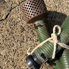 吸水ホース 4ｍ 余水ホース 吸上 ストレーナー 動噴 エンジンポンプ 給水 の画像