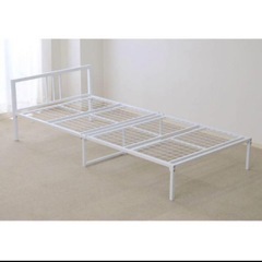 「取引中」
ニトリ　ベットフレーム　白 の画像