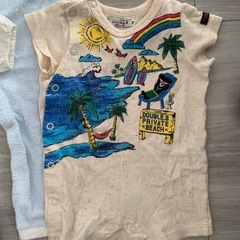 ベビー服 ブランド3枚セット　familiar ミキハウスの画像