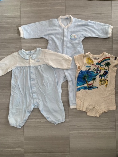 ベビー服 ブランド3枚セット　familiar ミキハウス