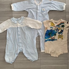 ベビー服 ブランド3枚セット　familiar ミキハウス