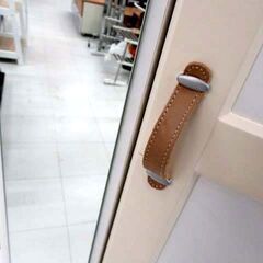 スリム ワードローブ ミラー付き 幅60cm 高さ182cm ホワイト系 ハンガーラック クローゼット 衣類収納 収納家具 苫小牧西店の画像