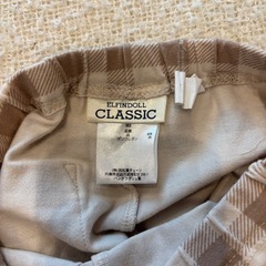 ギンガムチェック　レギンスパンツ　90の画像