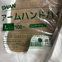 ビニール袋　スーパー　手持ち付き３００枚　の画像